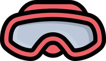 goggles vector illustration on a background.Premium quality symbols.vector icons for concept and graphic design.