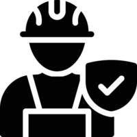 engineer secure vector illustration on a background.Premium quality symbols.vector icons for concept and graphic design.