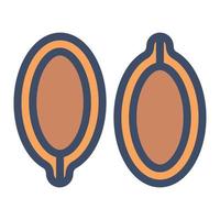 ilustración de vector de cardamomo en un fondo. símbolos de calidad premium. iconos vectoriales para concepto y diseño gráfico.