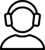 headphone vector illustration on a background.Premium quality symbols.vector icons for concept and graphic design.