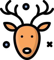 reindeer vector illustration on a background.Premium quality symbols.vector icons for concept and graphic design.