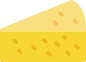 ilustración de vector de rebanada de queso en un fondo. símbolos de calidad premium. iconos vectoriales para concepto y diseño gráfico.