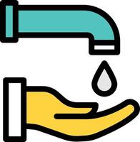 faucet vector illustration on a background.Premium quality symbols.vector icons for concept and graphic design.