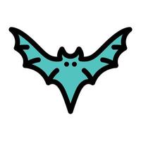 bat vector illustration on a background.Premium quality symbols.vector icons for concept and graphic design.