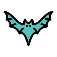 bat vector illustration on a background.Premium quality symbols.vector icons for concept and graphic design.