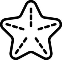 ilustración vectorial de estrellas de mar en un fondo. símbolos de calidad premium. iconos vectoriales para concepto y diseño gráfico. vector