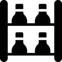 botellas de cerveza ilustración vectorial sobre un fondo. símbolos de calidad premium. iconos vectoriales para concepto y diseño gráfico. vector