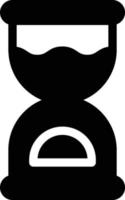 ilustración vectorial de reloj de arena en un fondo. símbolos de calidad premium. iconos vectoriales para concepto y diseño gráfico. vector