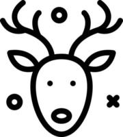 reindeer vector illustration on a background.Premium quality symbols.vector icons for concept and graphic design.