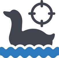 duck target vector illustration on a background.Premium quality symbols.vector icons for concept and graphic design.