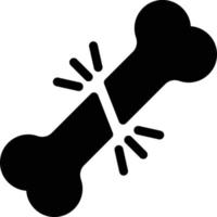 bone broken vector illustration on a background.Premium quality symbols.vector icons for concept and graphic design.