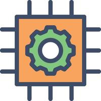 setting chip vector illustration on a background.Premium quality symbols. vector icons for concept and graphic design.