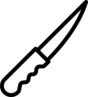 ilustración de vector de cuchillo en un fondo. símbolos de calidad premium. iconos vectoriales para concepto y diseño gráfico.