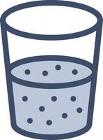 water glass vector illustration on a background.Premium quality symbols.vector icons for concept and graphic design.