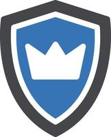 shield crown vector illustration on a background.Premium quality symbols.vector icons for concept and graphic design.