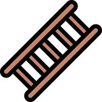 ilustración de vector de escalera en un fondo. símbolos de calidad premium. iconos vectoriales para concepto y diseño gráfico.