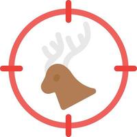 reindeer target vector illustration on a background.Premium quality symbols.vector icons for concept and graphic design.