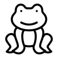 frog vector illustration on a background.Premium quality symbols.vector icons for concept and graphic design.