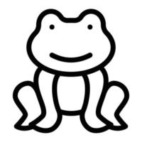 frog vector illustration on a background.Premium quality symbols.vector icons for concept and graphic design.