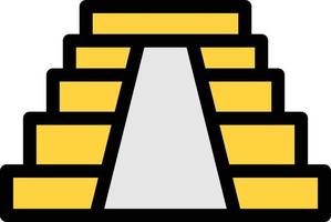 pyramid vector illustration on a background.Premium quality symbols.vector icons for concept and graphic design.