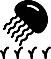 ilustración vectorial de medusas en un fondo. símbolos de calidad premium. iconos vectoriales para concepto y diseño gráfico. vector