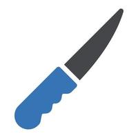 ilustración de vector de cuchillo en un fondo. símbolos de calidad premium. iconos vectoriales para concepto y diseño gráfico.