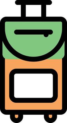 luggage vector illustration on a background.Premium quality symbols.vector icons for concept and graphic design.