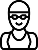 swimmer vector illustration on a background.Premium quality symbols.vector icons for concept and graphic design.