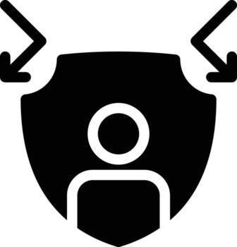 user shield vector illustration on a background.Premium quality symbols.vector icons for concept and graphic design.