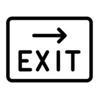 exit vector illustration on a background.Premium quality symbols.vector icons for concept and graphic design.