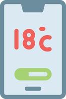 temperature vector illustration on a background.Premium quality symbols.vector icons for concept and graphic design.