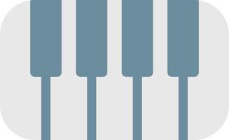 ilustración vectorial de piano en un fondo. símbolos de calidad premium. iconos vectoriales para concepto y diseño gráfico. vector