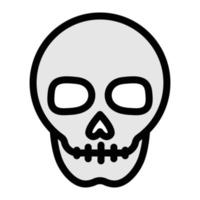 ilustración de vector de esqueleto en un fondo. símbolos de calidad premium. iconos vectoriales para concepto y diseño gráfico.