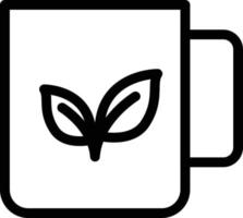 ilustración de vector de té verde sobre un fondo. símbolos de calidad premium. iconos vectoriales para concepto y diseño gráfico.