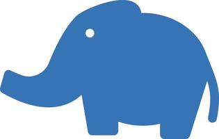 ilustración de vector de elefante en un fondo. símbolos de calidad premium. iconos vectoriales para concepto y diseño gráfico.