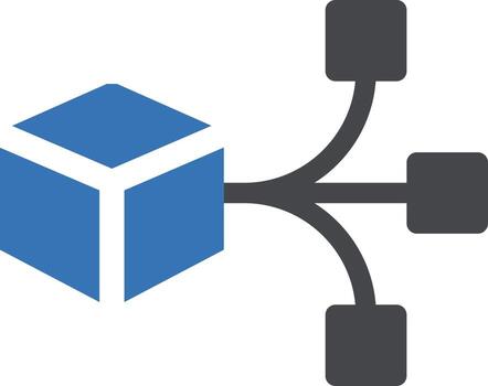 cube vector illustration on a background.Premium quality symbols. vector icons for concept and graphic design.