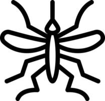 ilustración vectorial de mosquitos en un fondo. símbolos de calidad premium. iconos vectoriales para concepto y diseño gráfico. vector