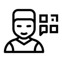 qr code vector illustration on a background.Premium quality symbols.vector icons for concept and graphic design.