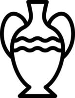 vase vector illustration on a background.Premium quality symbols.vector icons for concept and graphic design.