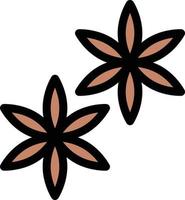 star anise vector illustration on a background.Premium quality symbols.vector icons for concept and graphic design.