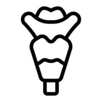 larynx vector illustration on a background.Premium quality symbols.vector icons for concept and graphic design.