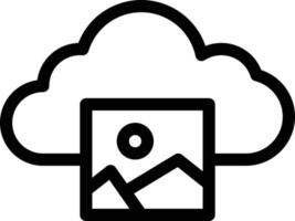 ilustración de vector de imagen de nube en un fondo. símbolos de calidad premium. iconos vectoriales para concepto y diseño gráfico.