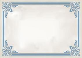 decorative frame in vintage style vector