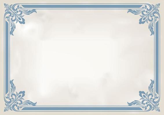 decorative frame in vintage style