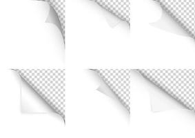 Empty paper sheet vector