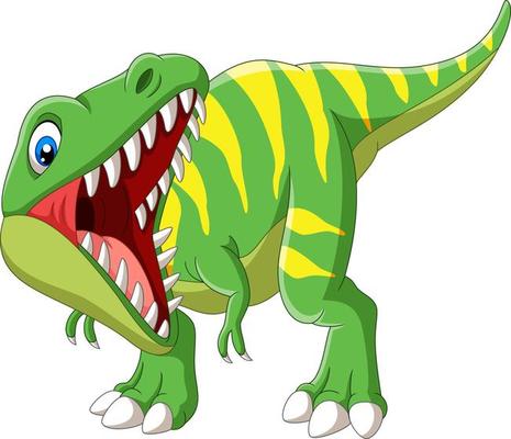 Dinosaur T Rex Vector Hd Images, Baby T Rex Walking Into The Jungle,  Cartoon, Illustration, Mascot PNG Image For Free Download