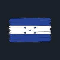 Honduras Flag Brush. National Flag vector