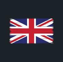 United Kingdom Flag Brush. National Flag vector