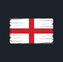 England Flag Brush. National Flag vector