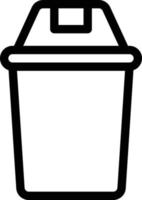 dustbin vector illustration on a background.Premium quality symbols. vector icons for concept and graphic design.